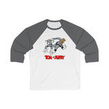 Tom and Jerry / Unisex 3/4 Sleeve Baseball Tee