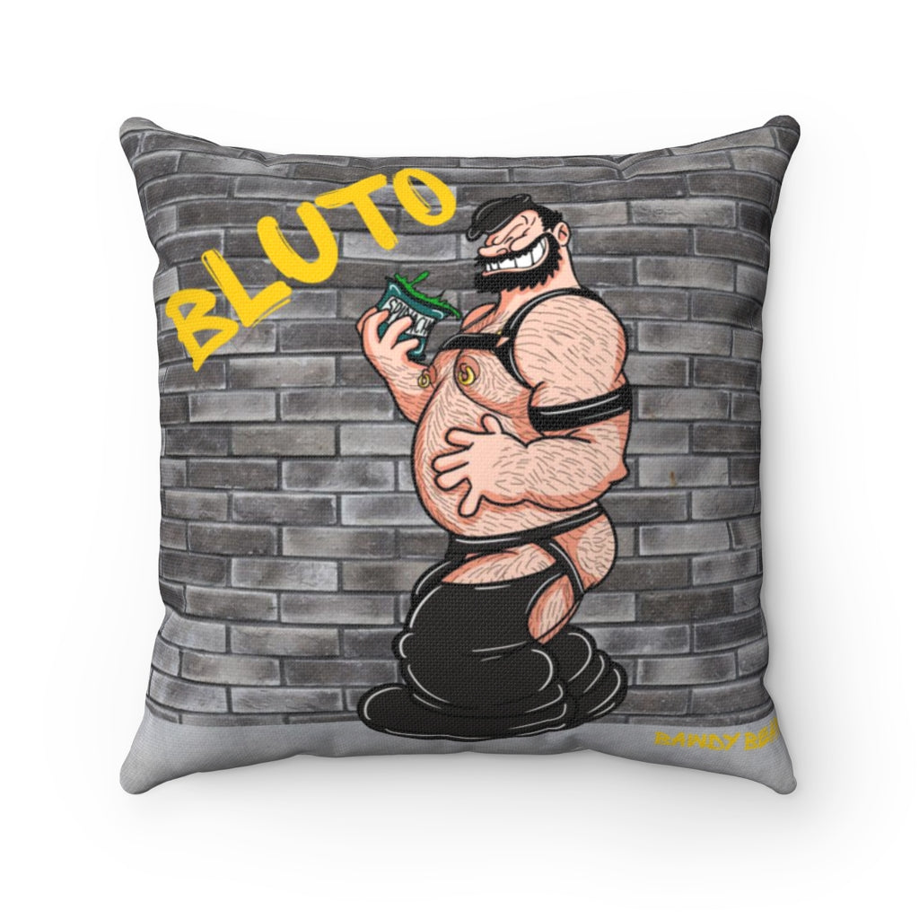 Bluto Spinach / Spun Polyester Square Pillow
