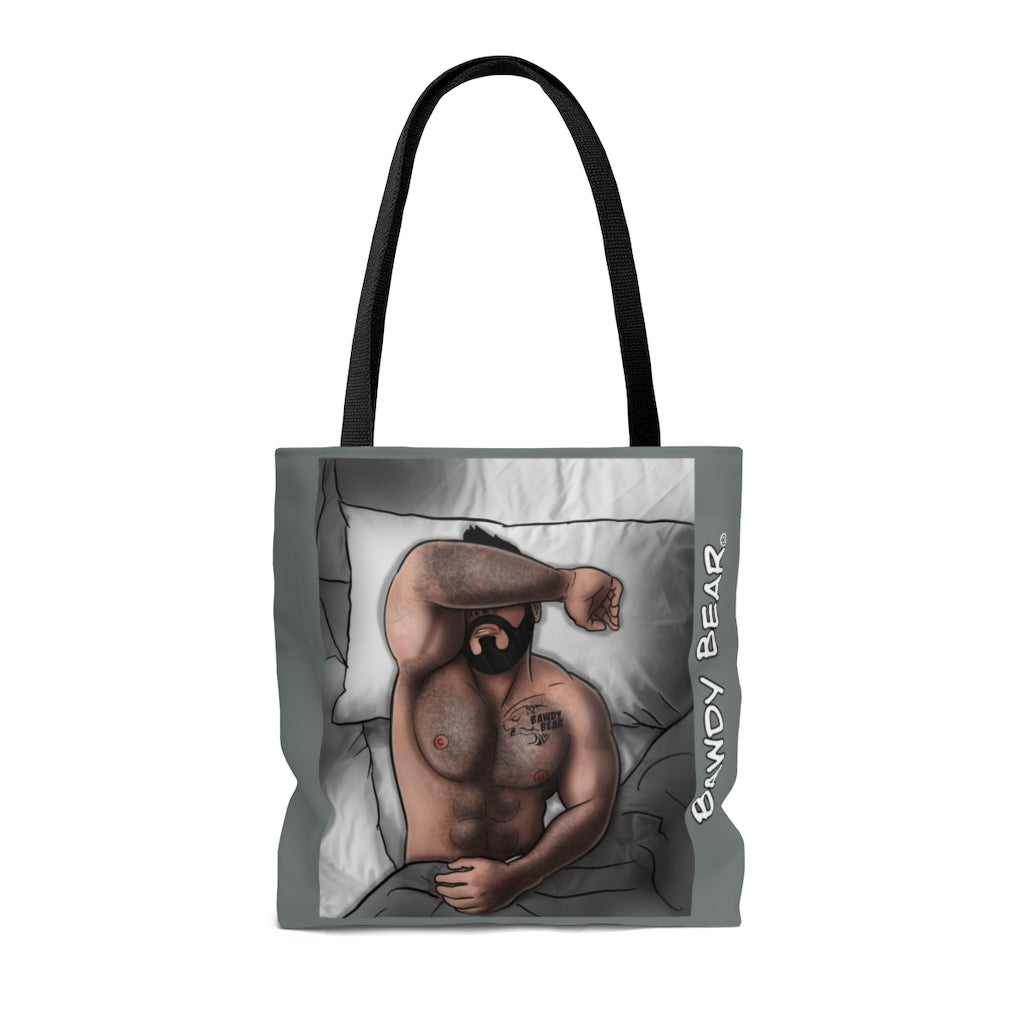Sleepy Bear / AOP Tote Bag