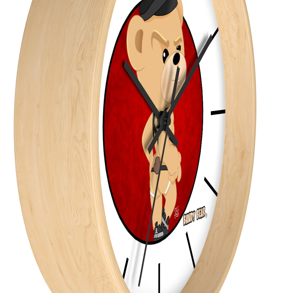 The Bawdy Bear "Naughty Bear" / Wall clock