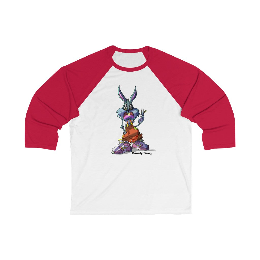 Psycho Bugs Bunny / Unisex 3\4 Sleeve Baseball Tee