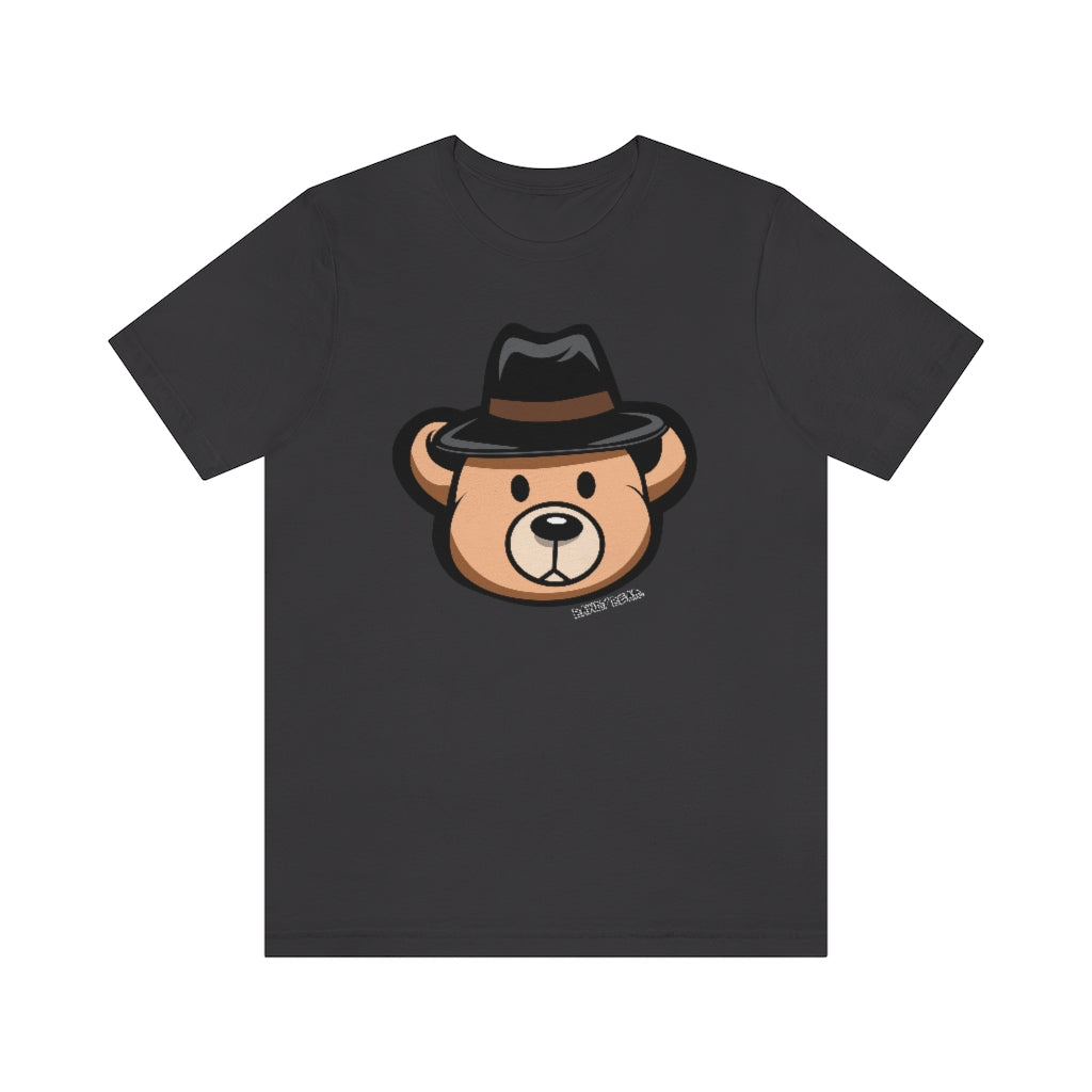 Teddy Bear Fedora Hat / Unisex Jersey Short Sleeve Tee