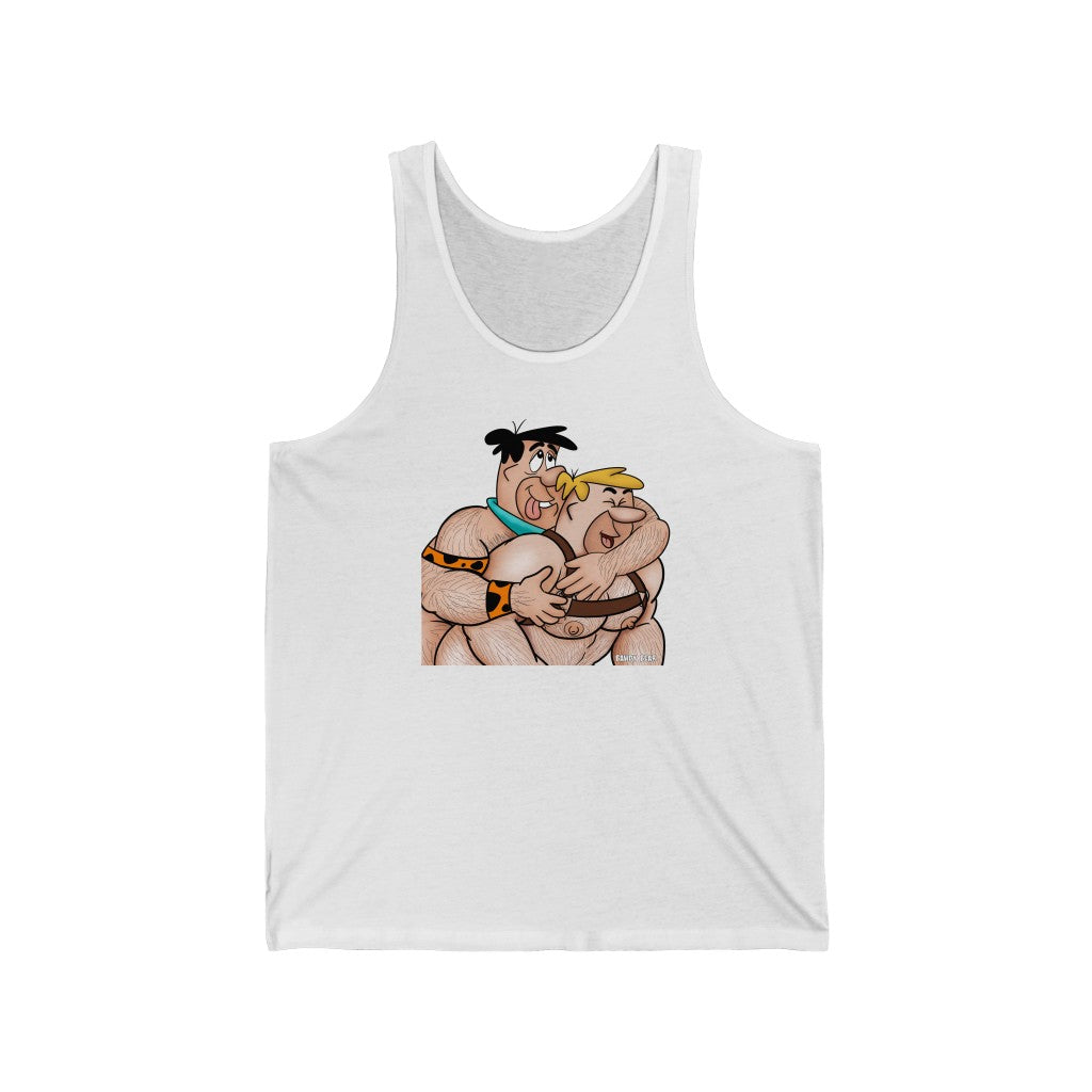 Fred & Barney Hug / Unisex Jersey Tank