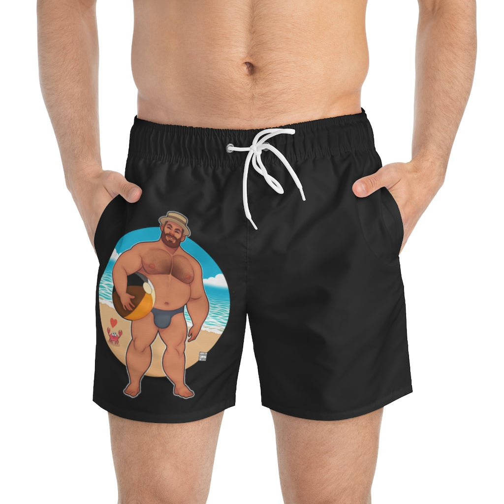 Bawdy Bear Beach Ball / Swim Trunks