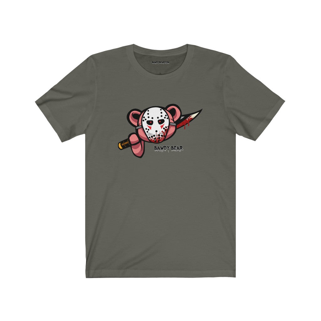 Spooky Bear Series "Jason Bear" / Unisex Jersey Short Sleeve Tee