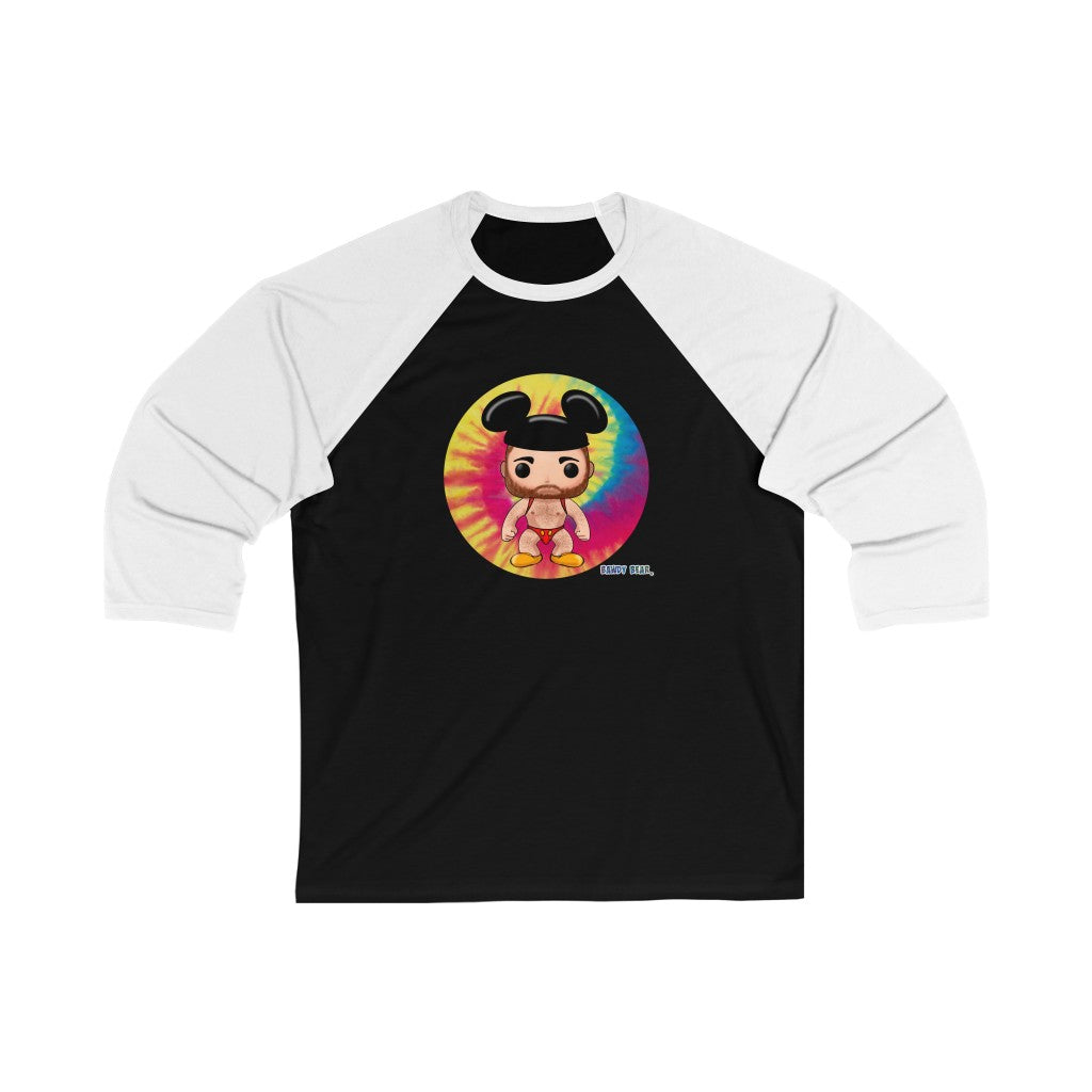Funko Series "Mickey Bear" / Unisex 3/4 Sleeve Baseball Tee