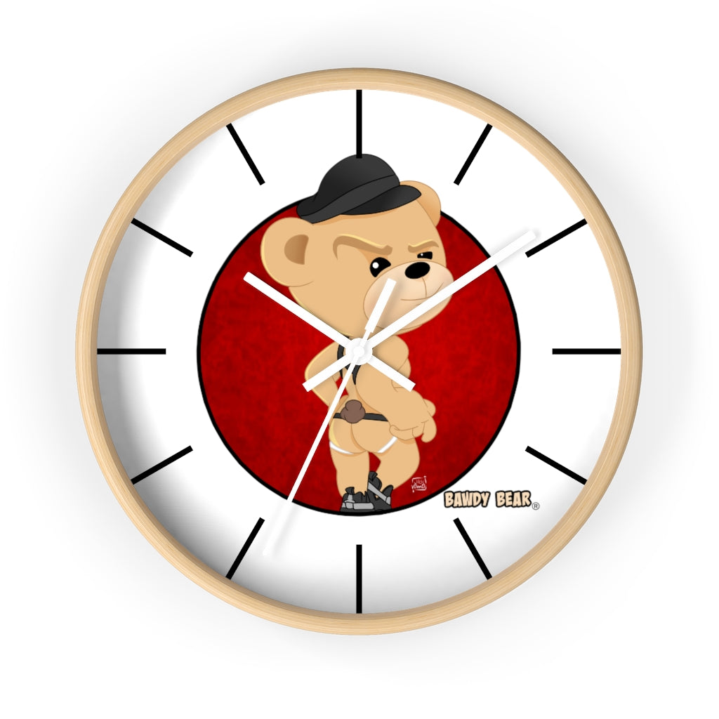 The Bawdy Bear "Naughty Bear" / Wall clock