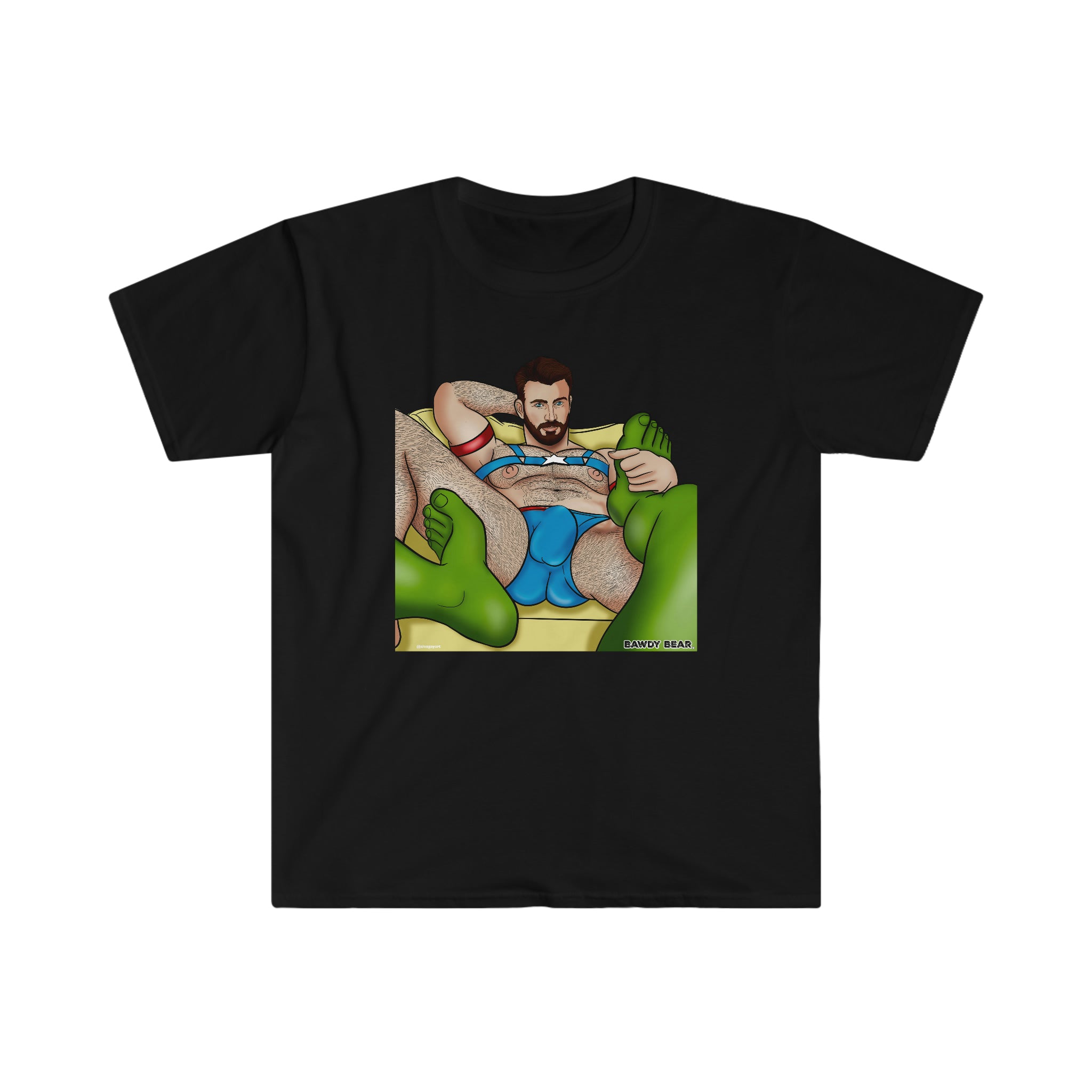 Captain Hulk / Unisex Softstyle T-Shirt