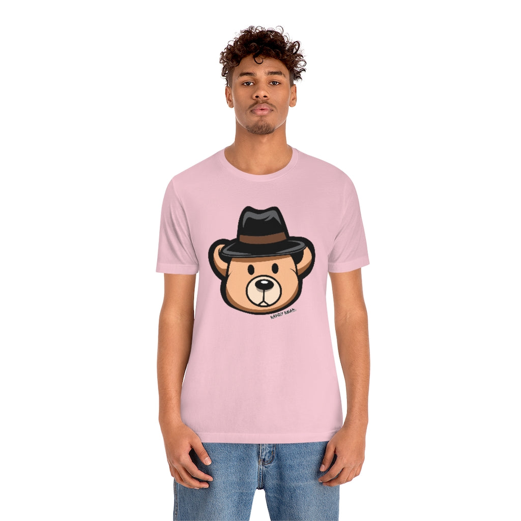 Teddy Bear Fedora Hat / Unisex Jersey Short Sleeve Tee