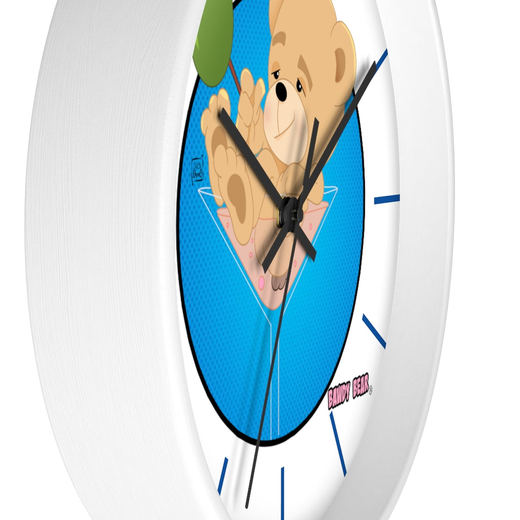 The Bawdy Bear "Dirty Martini" / Wall clock