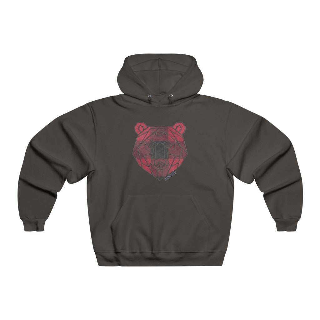 Geo Buffalo Bear / Men's NUBLEND® Hooded Sweatshirt