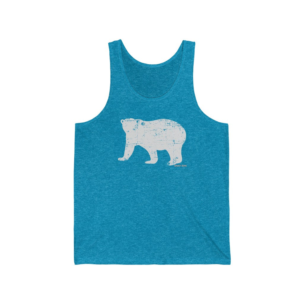 Grunge Bear / Unisex Jersey Tank