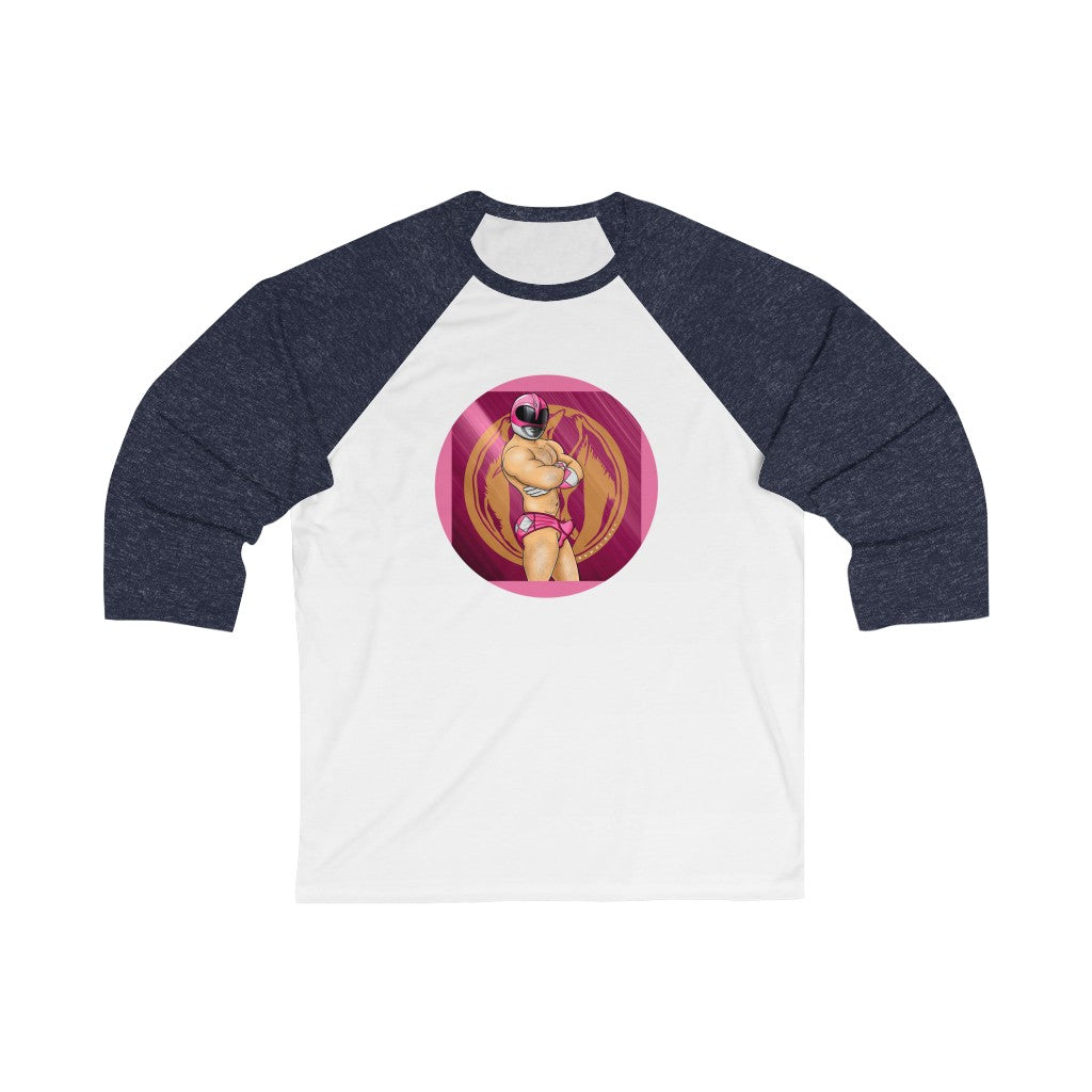 Ranger Pink / Unisex 3\4 Sleeve Baseball Tee