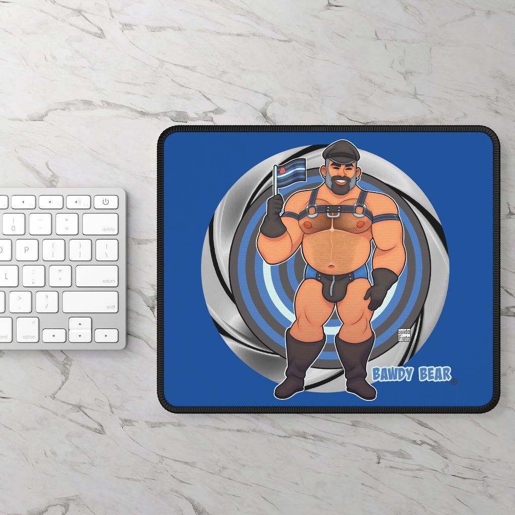 Bawdy Bear in Leather / Gaming Mouse Pad
