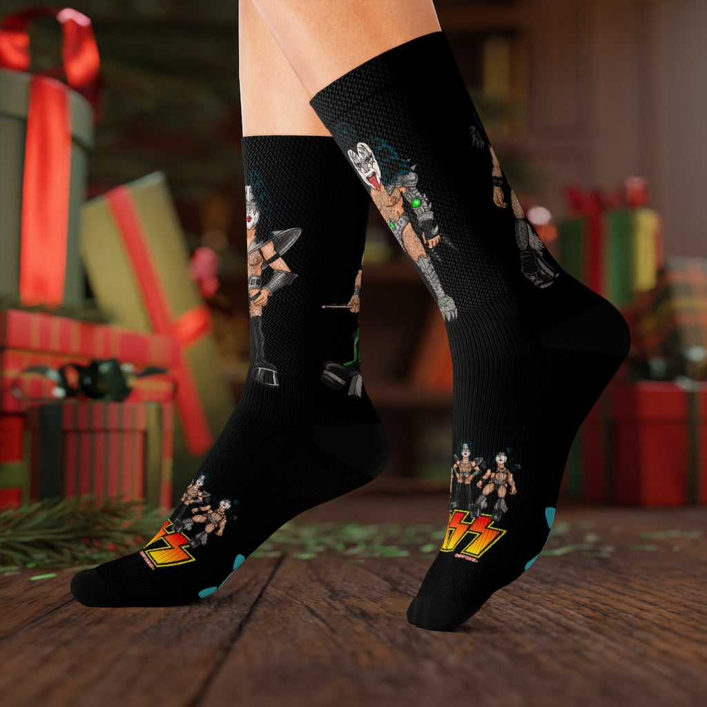 Bear Kiss / Sublimation Socks