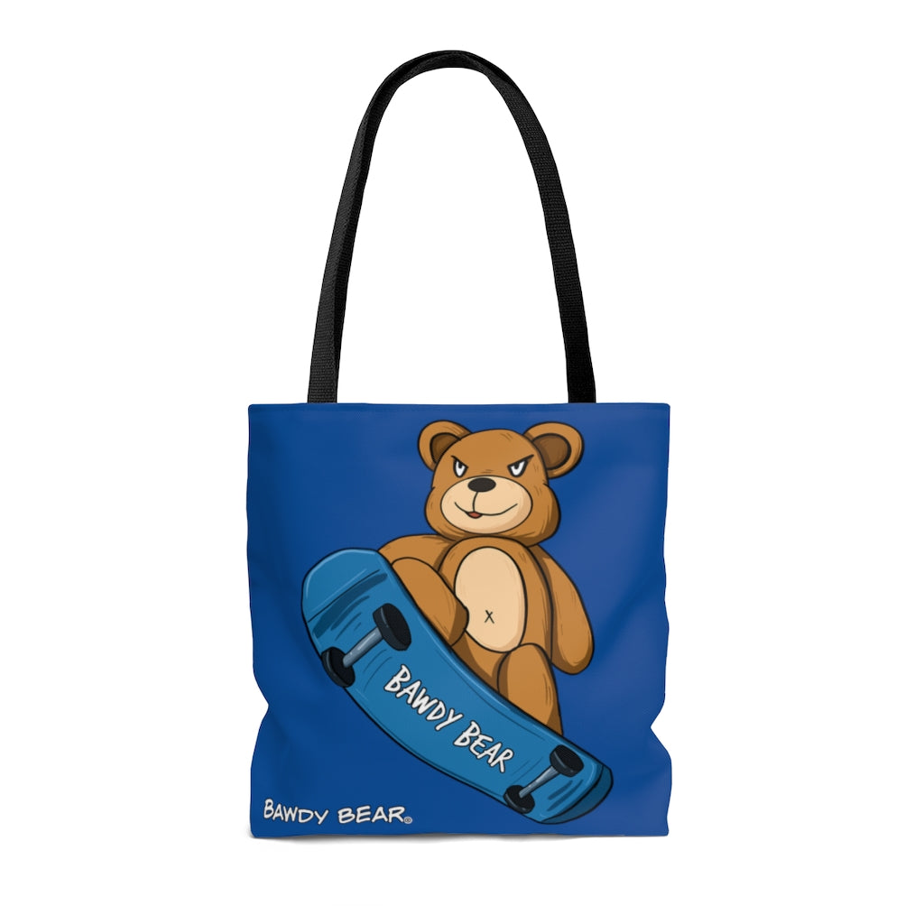 Skate Board Bear / AOP Tote Bag