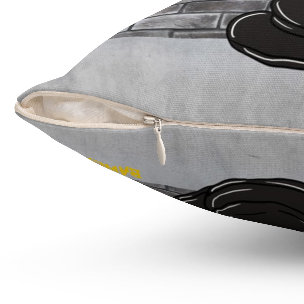 Bluto Spinach / Spun Polyester Square Pillow