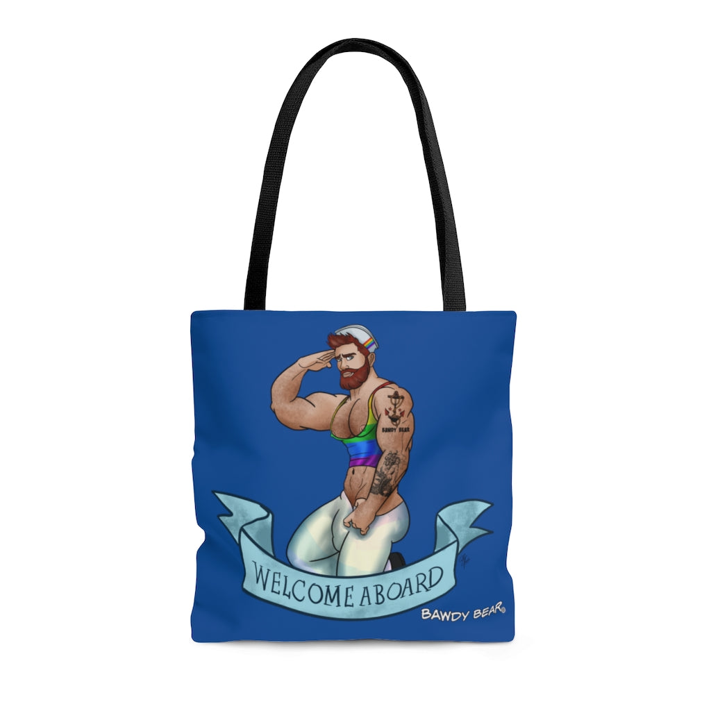 Welcome Aboard / AOP Tote Bag