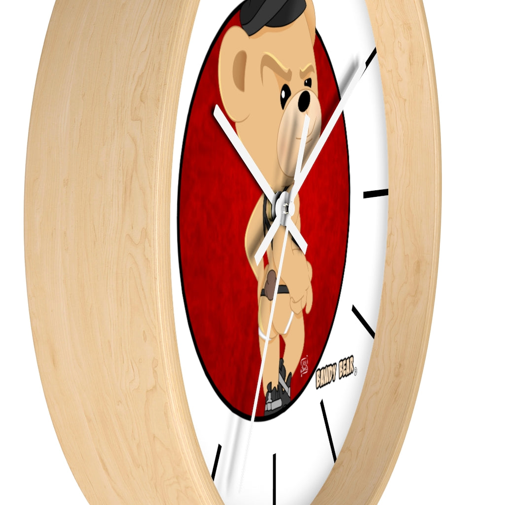 The Bawdy Bear "Naughty Bear" / Wall clock