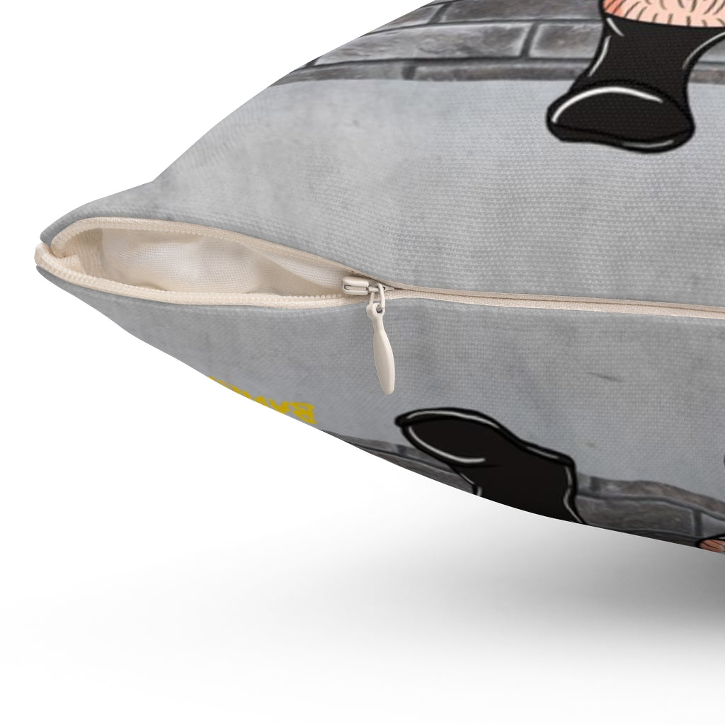 Bluto Flogging / Spun Polyester Square Pillow