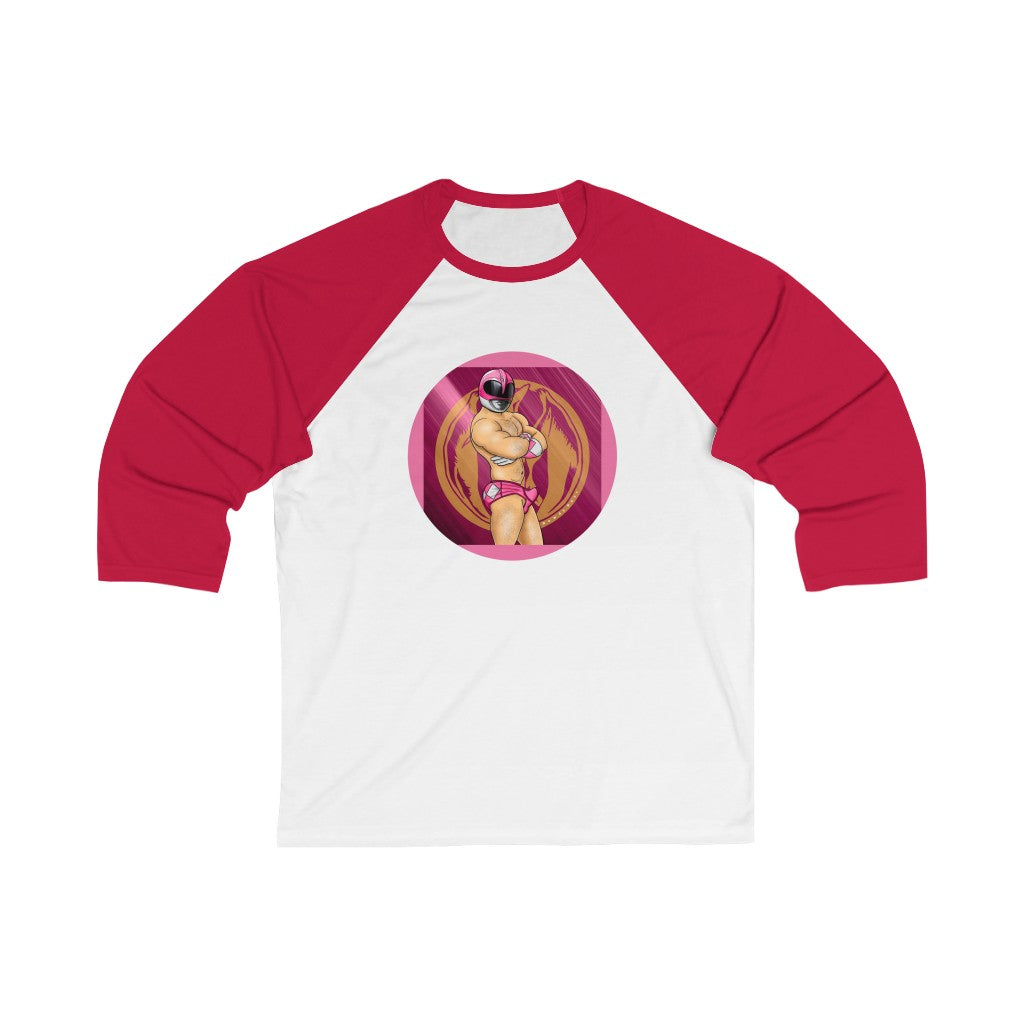 Ranger Pink / Unisex 3\4 Sleeve Baseball Tee