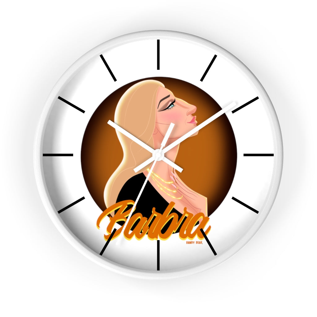 Pop Icon Series "Barbra" / Wall clock