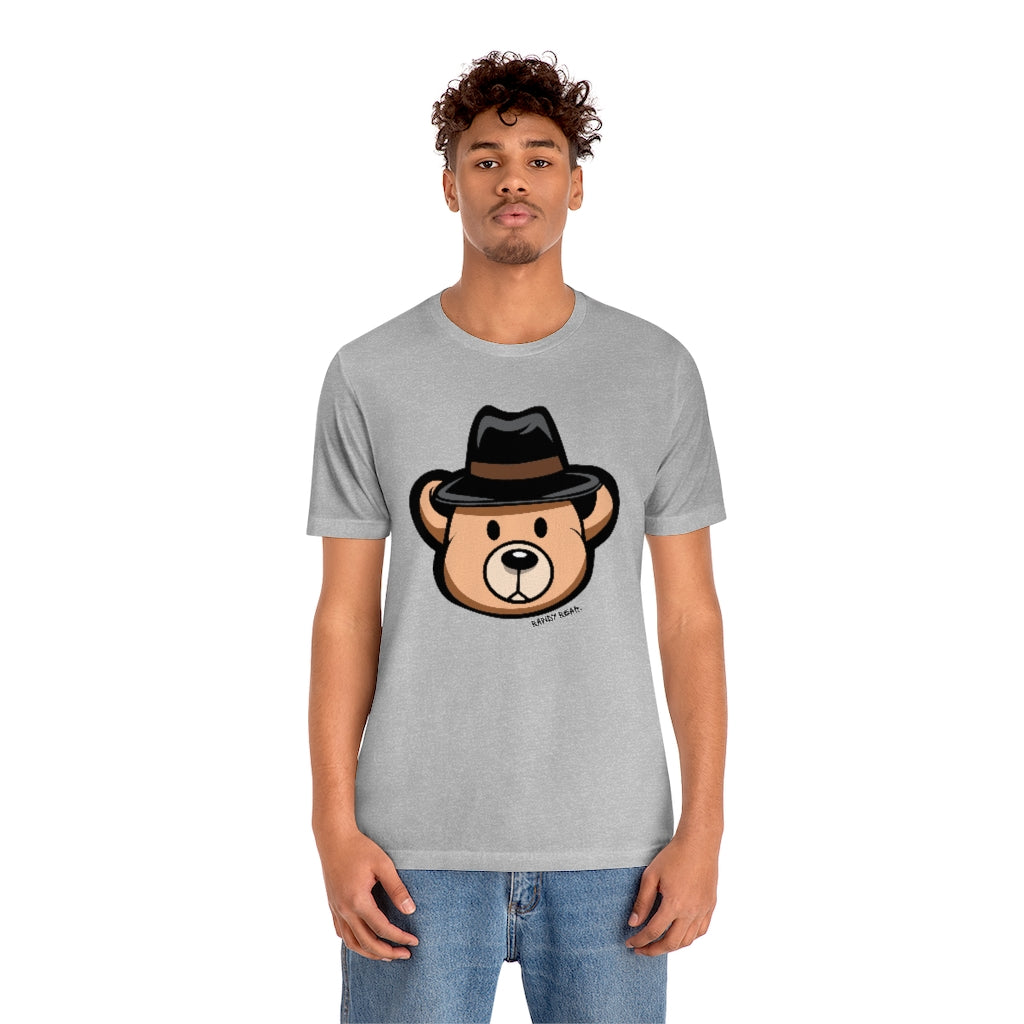 Teddy Bear Fedora Hat / Unisex Jersey Short Sleeve Tee