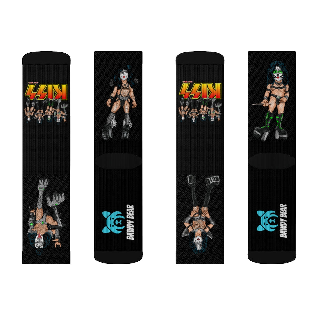 Bear Kiss / Sublimation Socks