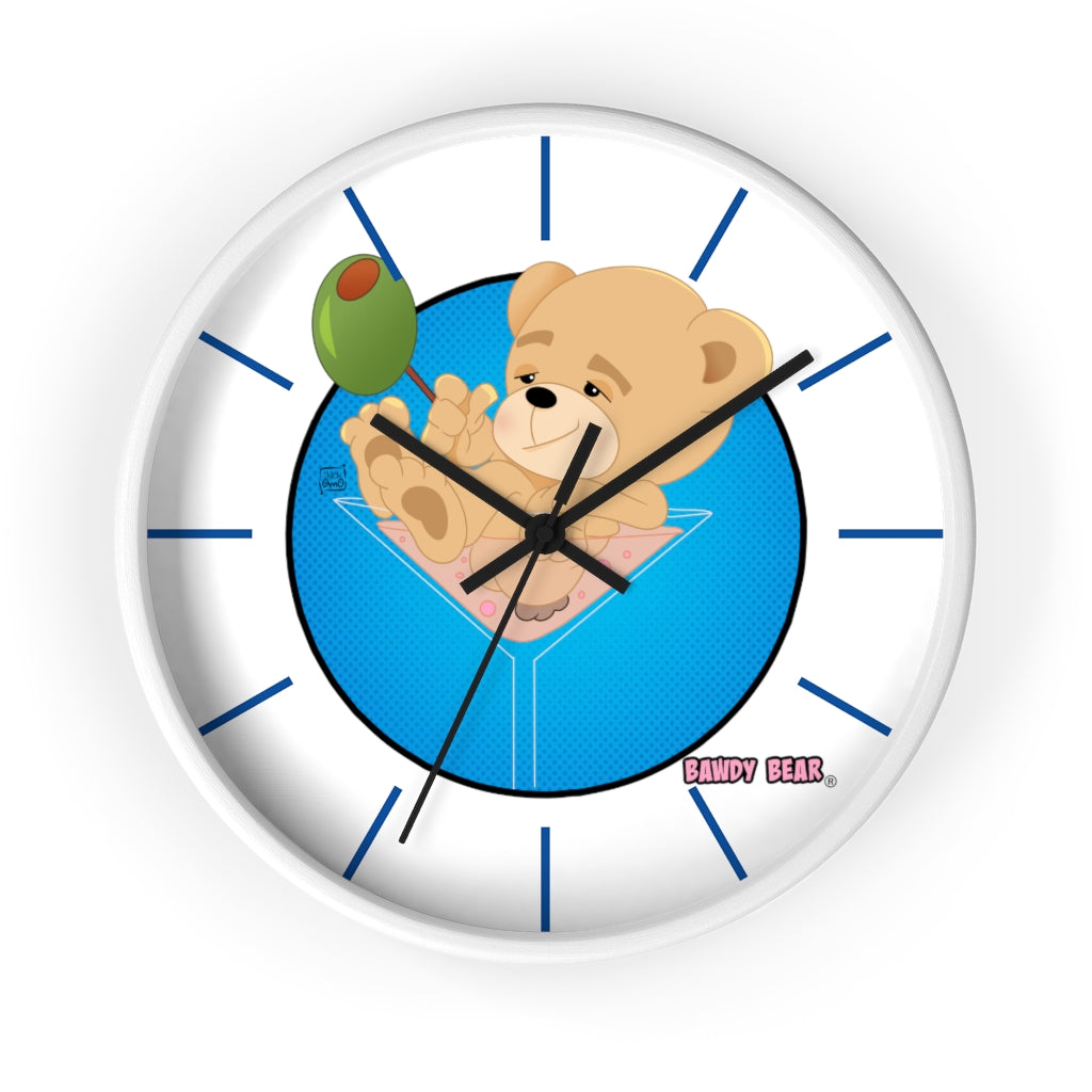 The Bawdy Bear "Dirty Martini" / Wall clock