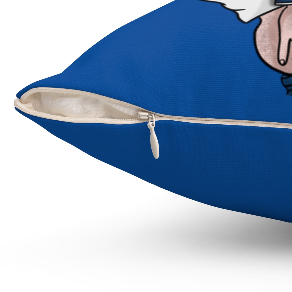 Popeye Loves Bluto / Spun Polyester Square Pillow