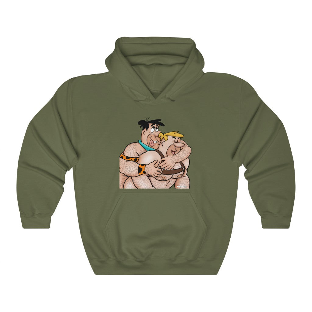 Fred & Barney Hug / Unisex Heavy Blend™ Hooded Sweatshirt