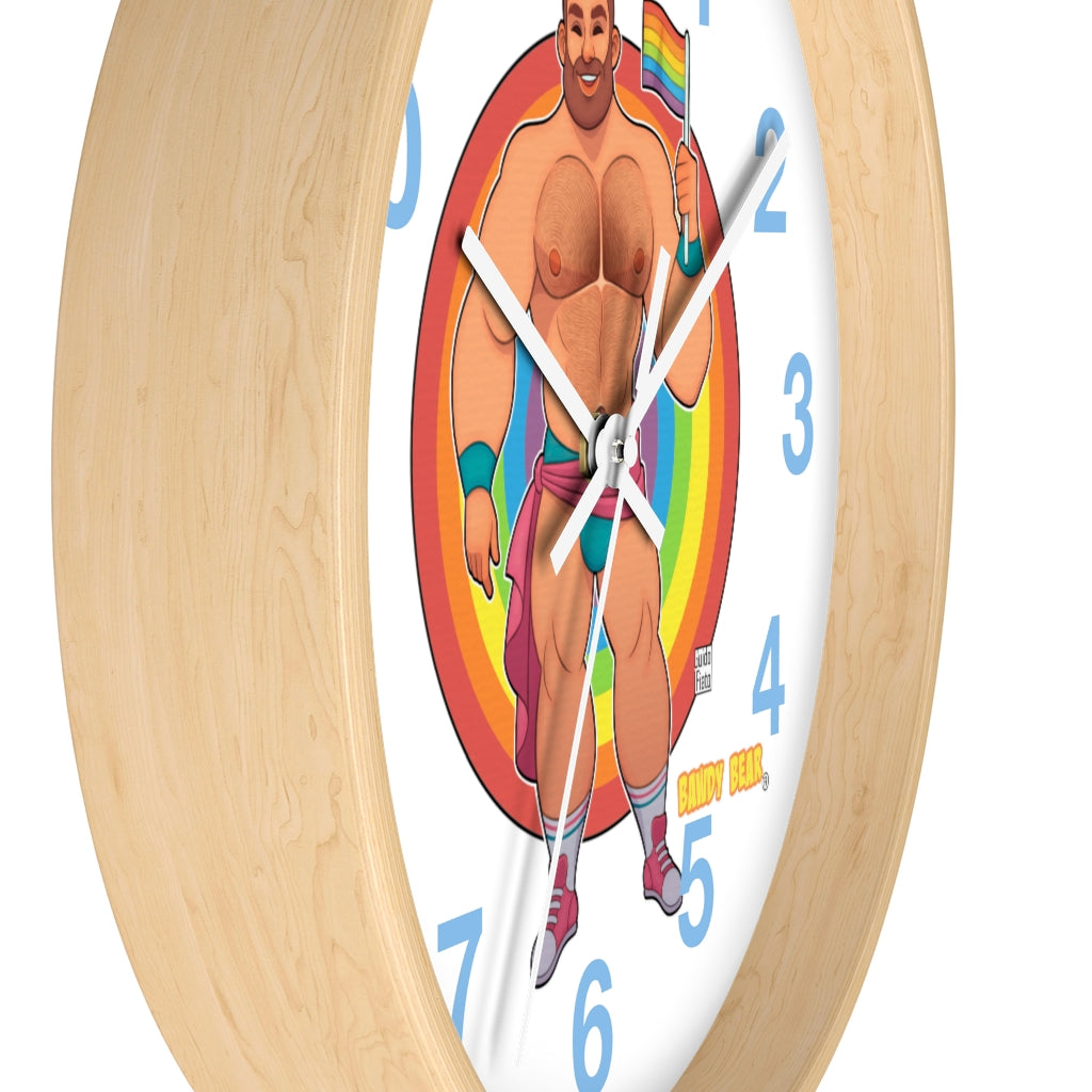 Bawdy Bear Pride / Wall clock
