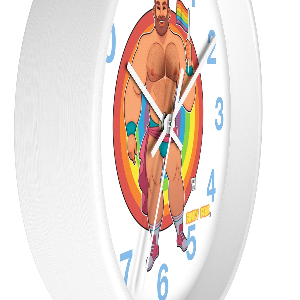 Bawdy Bear Pride / Wall clock