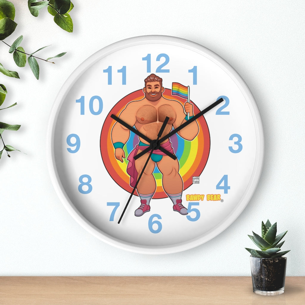 Bawdy Bear Pride / Wall clock