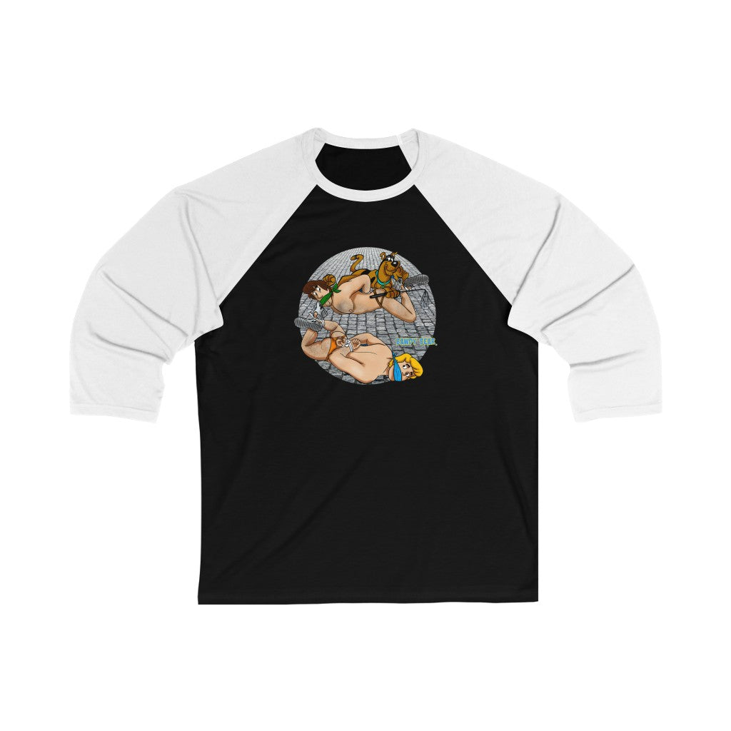 Scooby's Obedience Training / Unisex 3/4 Sleeve Baseball Tee