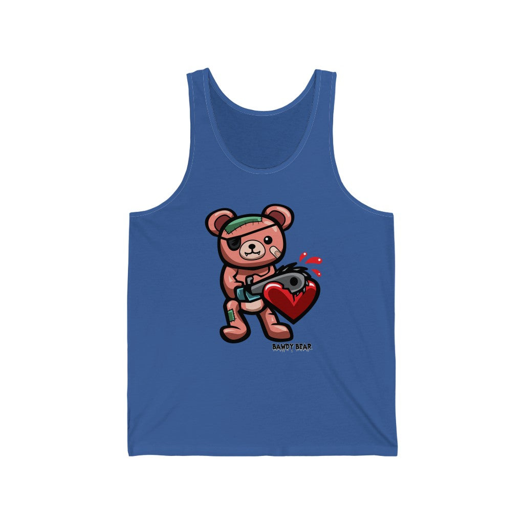 Spooky Bear Series "Chainsaw Bear" / Unisex Jersey Tank