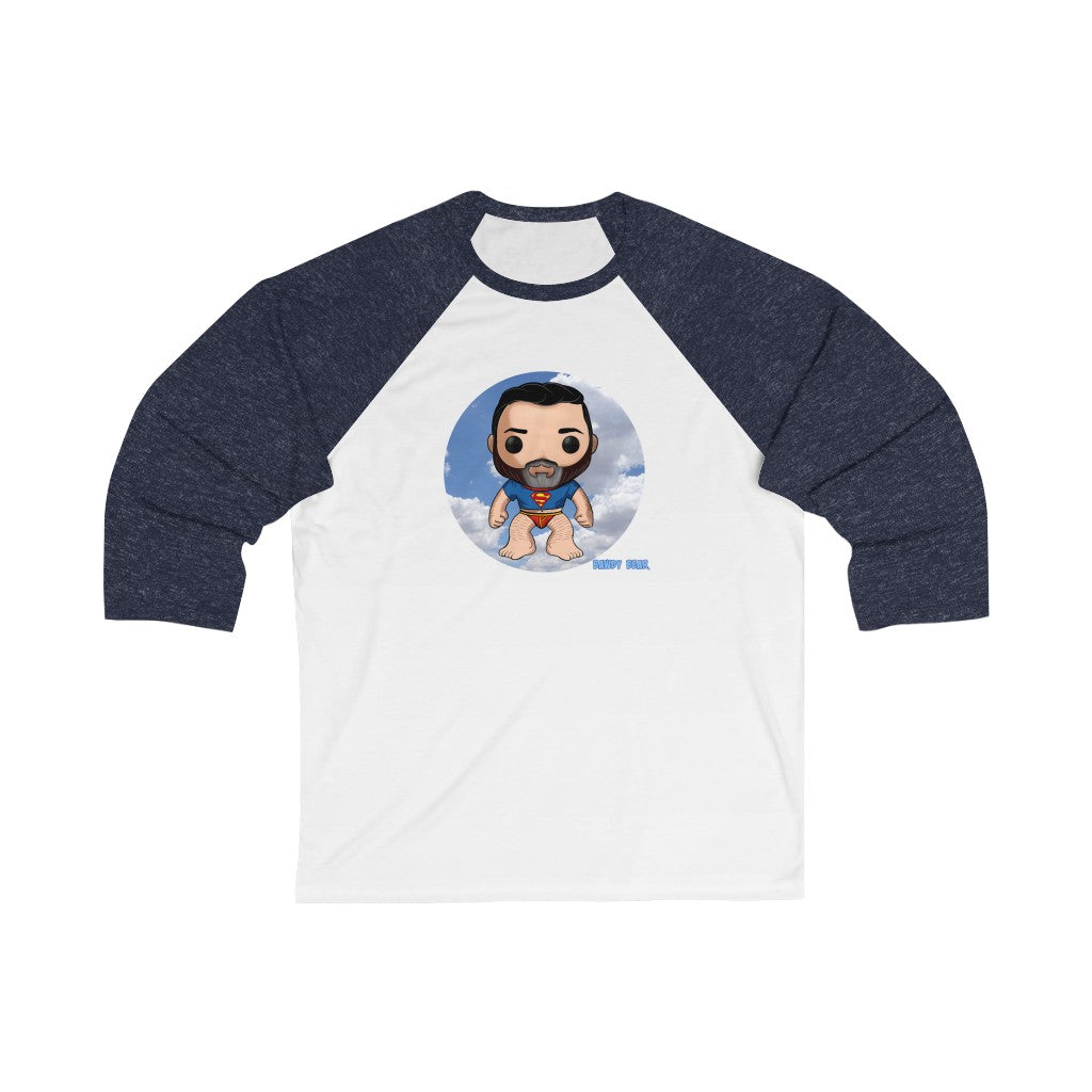 Funko Series "Super-Bear"/ Unisex 3/4 Sleeve Baseball Tee