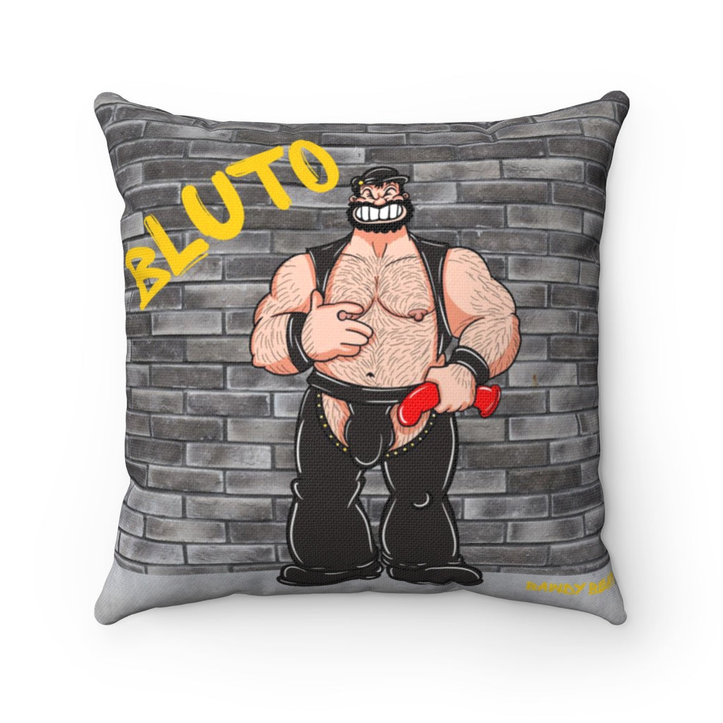 Bluto Tweaking / Spun Polyester Square Pillow