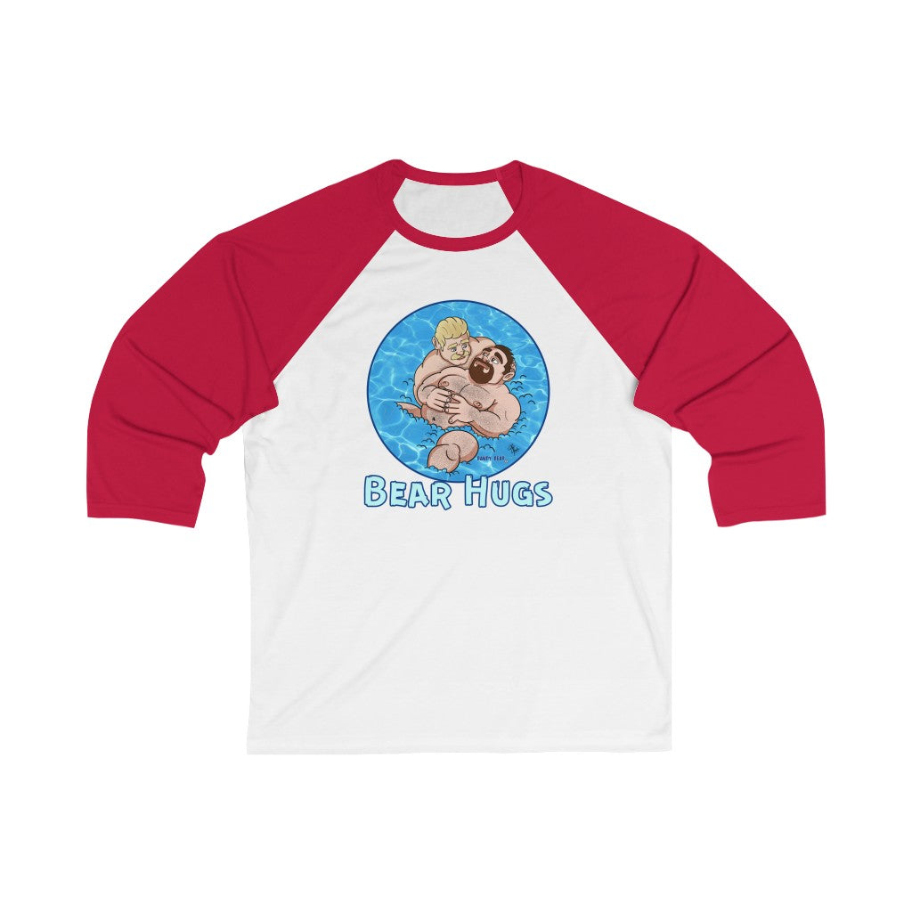 Bear Hugs 3 / Unisex 3/4 Sleeve Baseball Tee