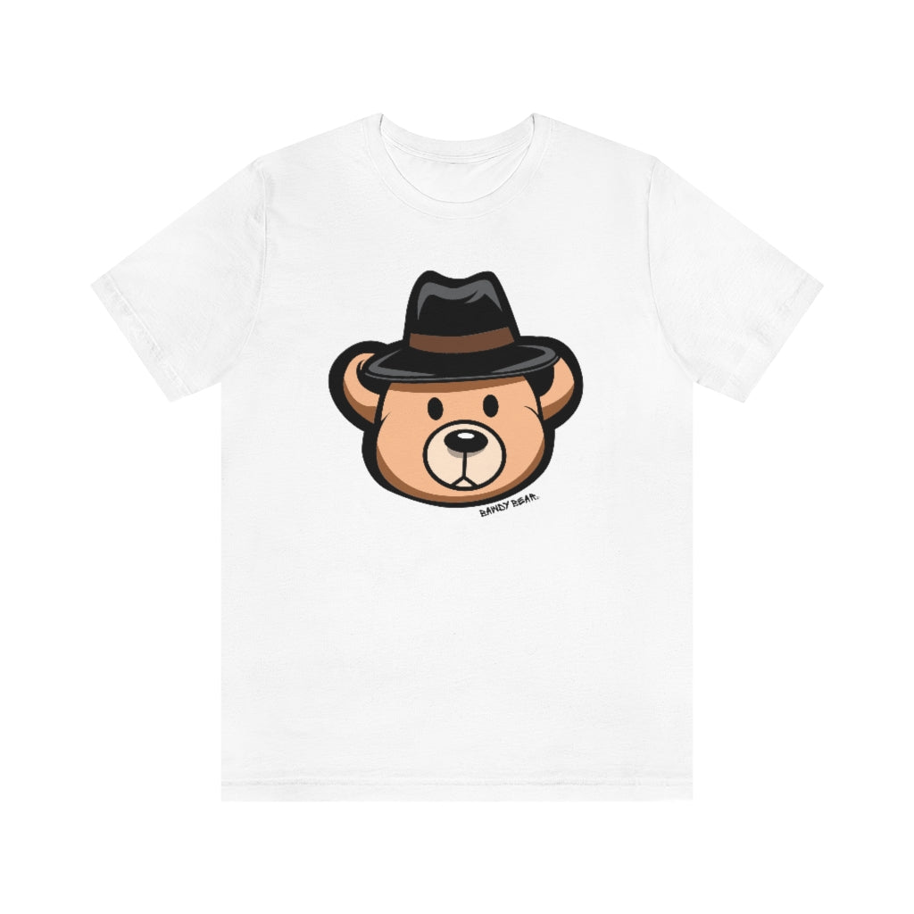 Teddy Bear Fedora Hat / Unisex Jersey Short Sleeve Tee