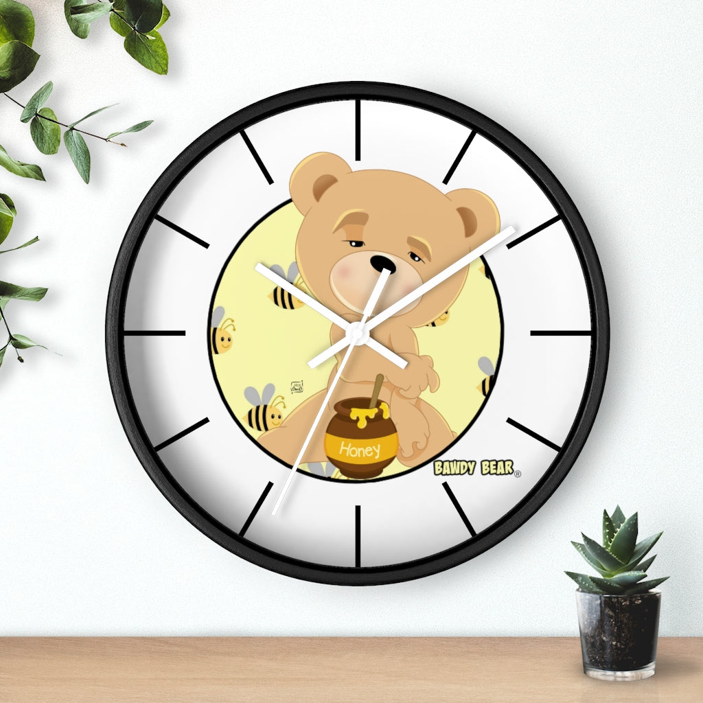 The Bawdy Bear "Buzzed" / Wall clock