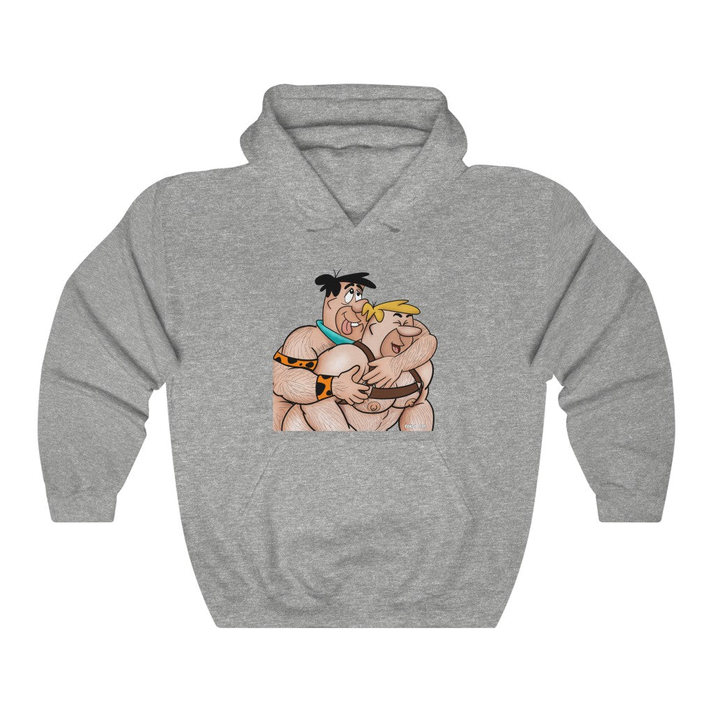 Fred & Barney Hug / Unisex Heavy Blend™ Hooded Sweatshirt