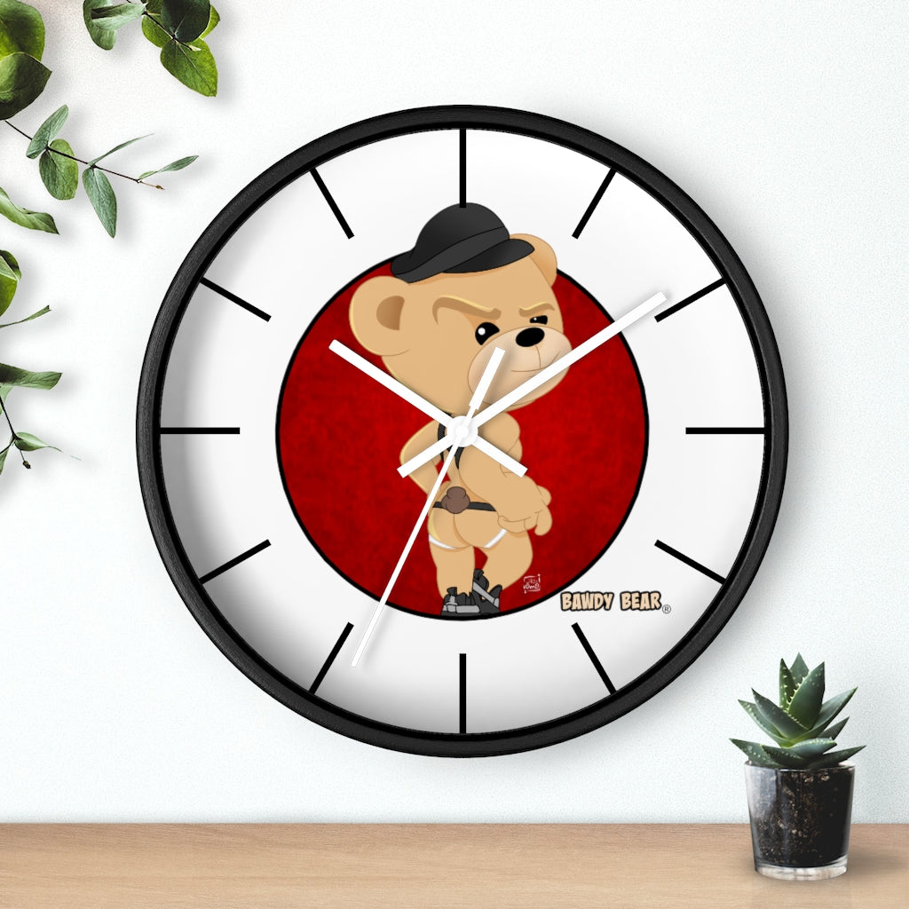 The Bawdy Bear "Naughty Bear" / Wall clock