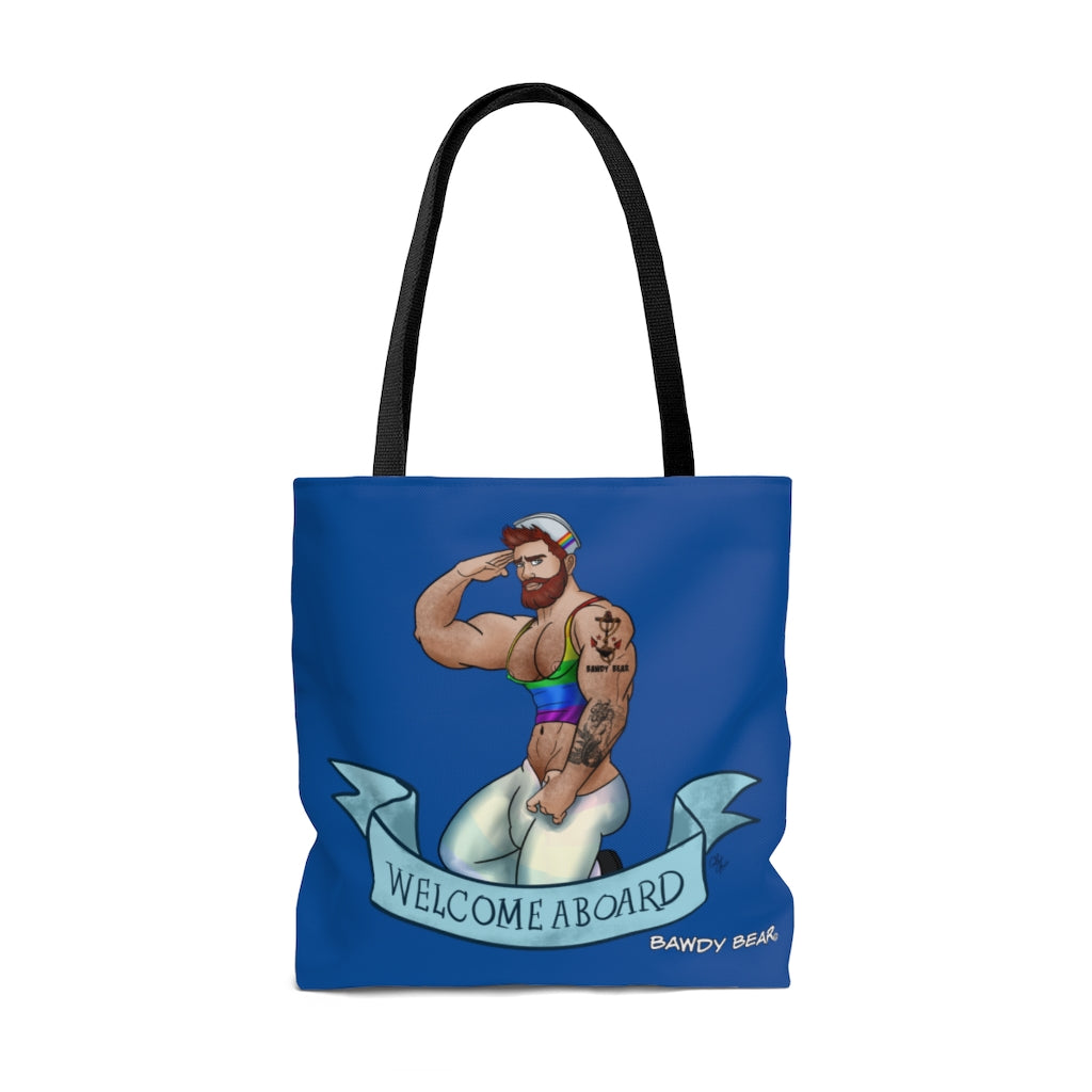 Welcome Aboard / AOP Tote Bag
