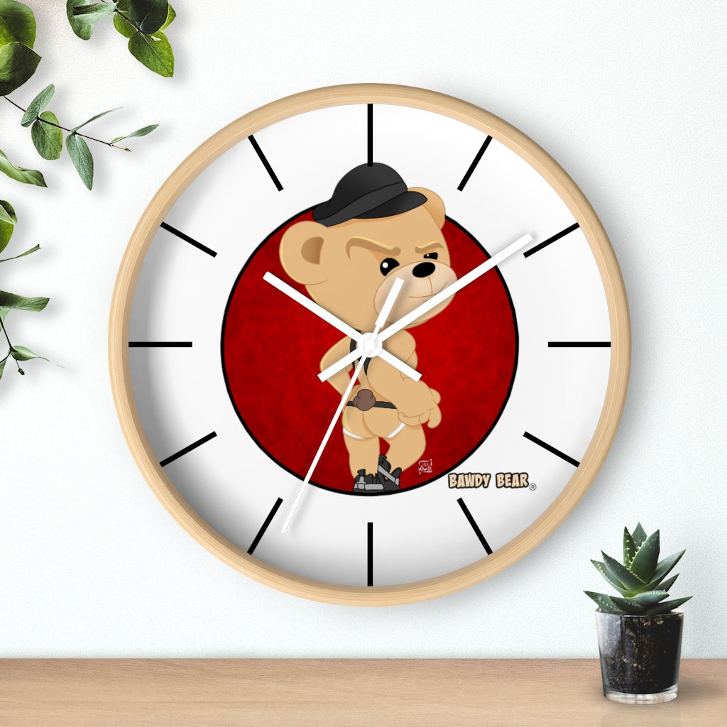 The Bawdy Bear "Naughty Bear" / Wall clock