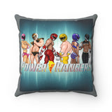 Nice & Naughty Power Ranger Group / Spun Polyester Square Pillow