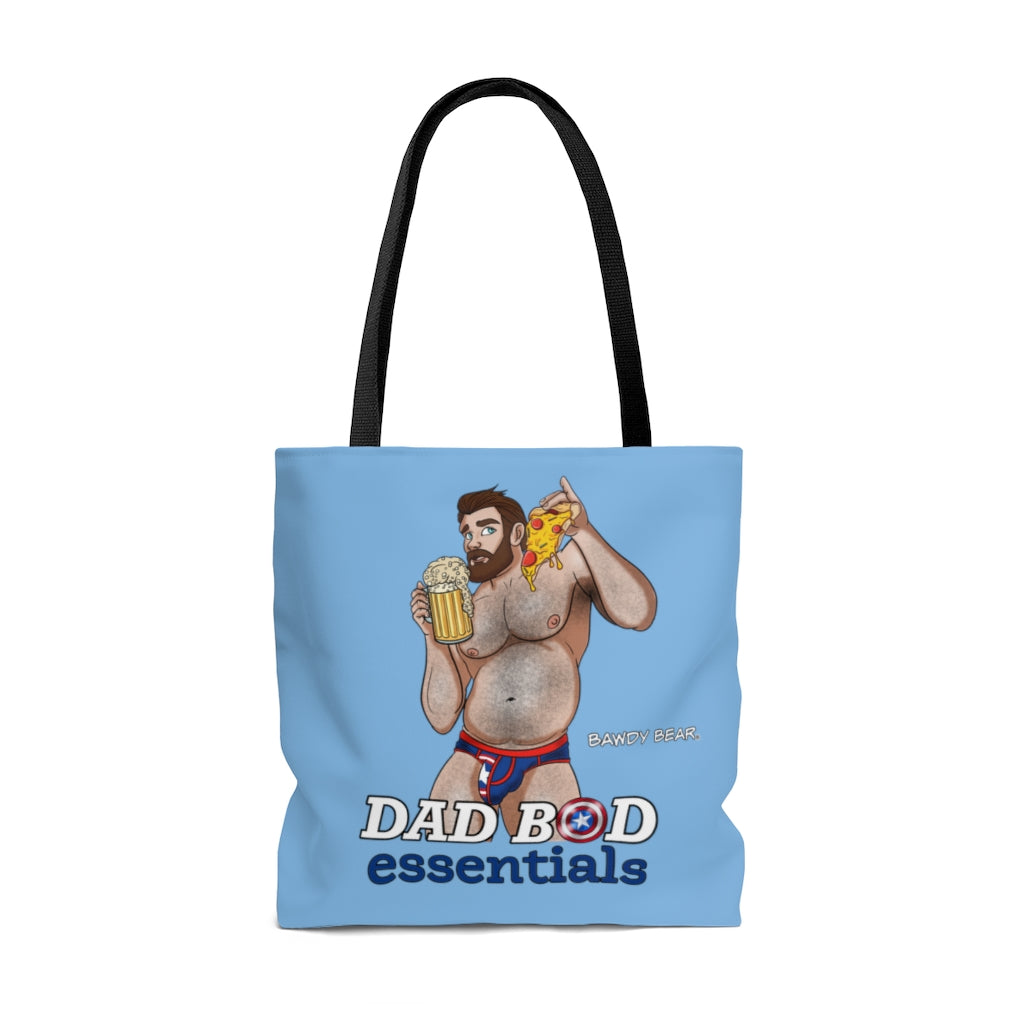 Dad Series "Captain America" / AOP Tote Bag