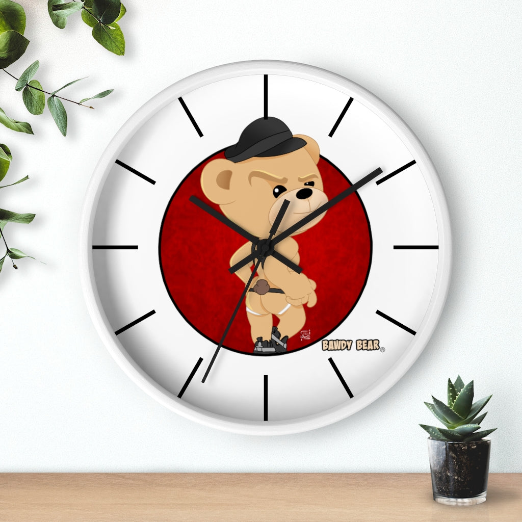 The Bawdy Bear "Naughty Bear" / Wall clock
