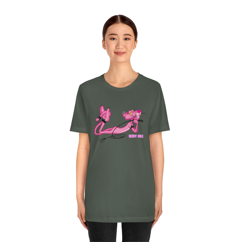 Pink Panther Harness / Unisex Jersey Short Sleeve Tee