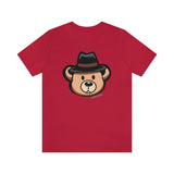 Teddy Bear Fedora Hat / Unisex Jersey Short Sleeve Tee